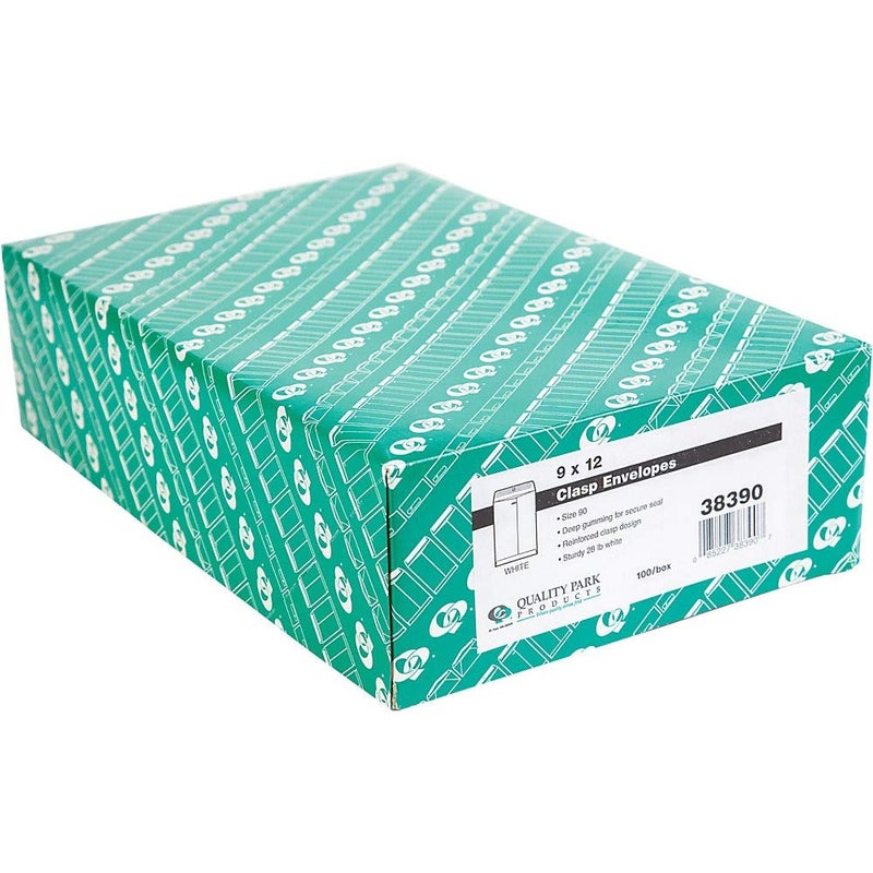 Quality Park, QUA38390, Clasp Envelopes, 100 / Box, White - Image 5